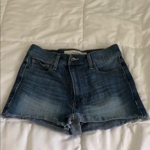 A&F denim shorts